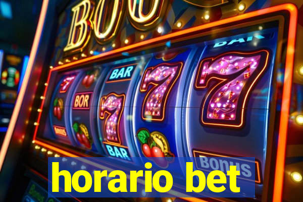horario bet